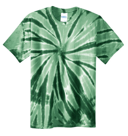 Port & Company Tie-Dye Tee. PC147 Forest Green