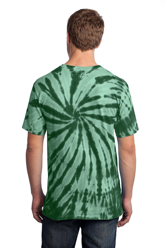 Port & Company Tie-Dye Tee. PC147 Forest Green