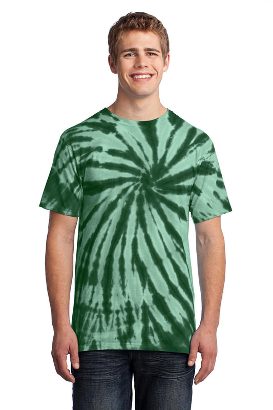 Port & Company Tie-Dye Tee. PC147 Forest Green