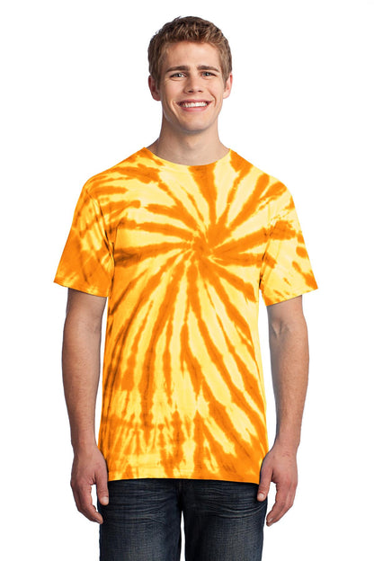 Port & Company Tie-Dye Tee. PC147 Gold
