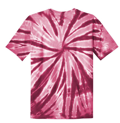 Port & Company Tie-Dye Tee. PC147 Maroon