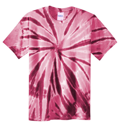 Port & Company Tie-Dye Tee. PC147 Maroon