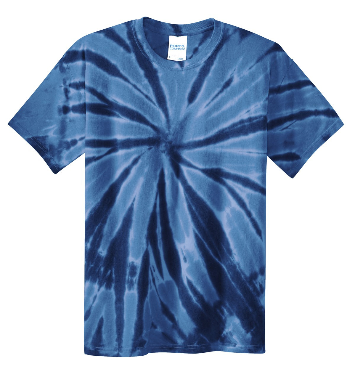 Port & Company Tie-Dye Tee. PC147 Navy