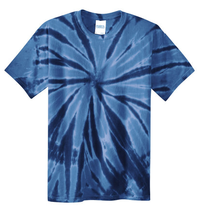 Port & Company Tie-Dye Tee. PC147 Navy