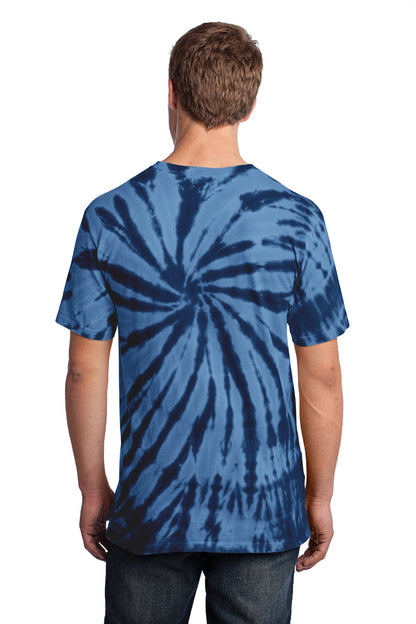 Port & Company Tie-Dye Tee. PC147 Navy