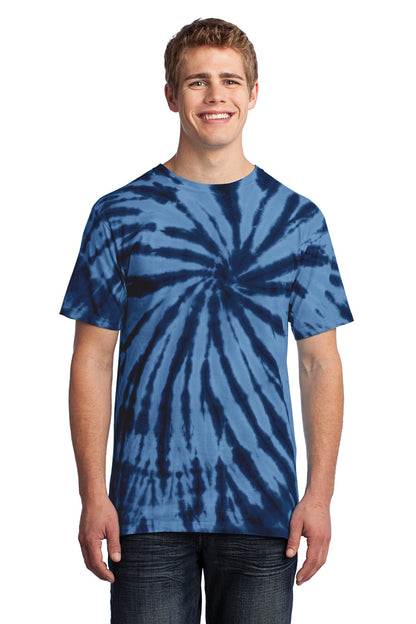 Port & Company Tie-Dye Tee. PC147 Navy