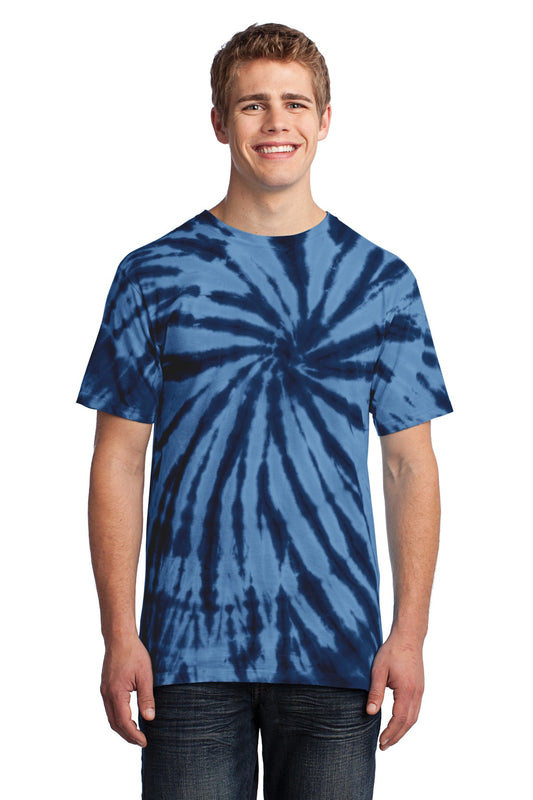 Port & Company Tie-Dye Tee. PC147 Navy