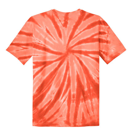 Port & Company Tie-Dye Tee. PC147 Orange