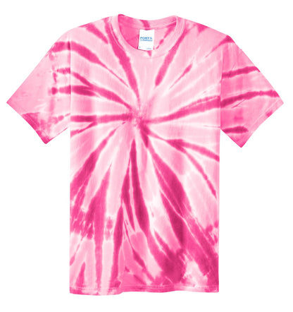 Port & Company Tie-Dye Tee. PC147 Pink