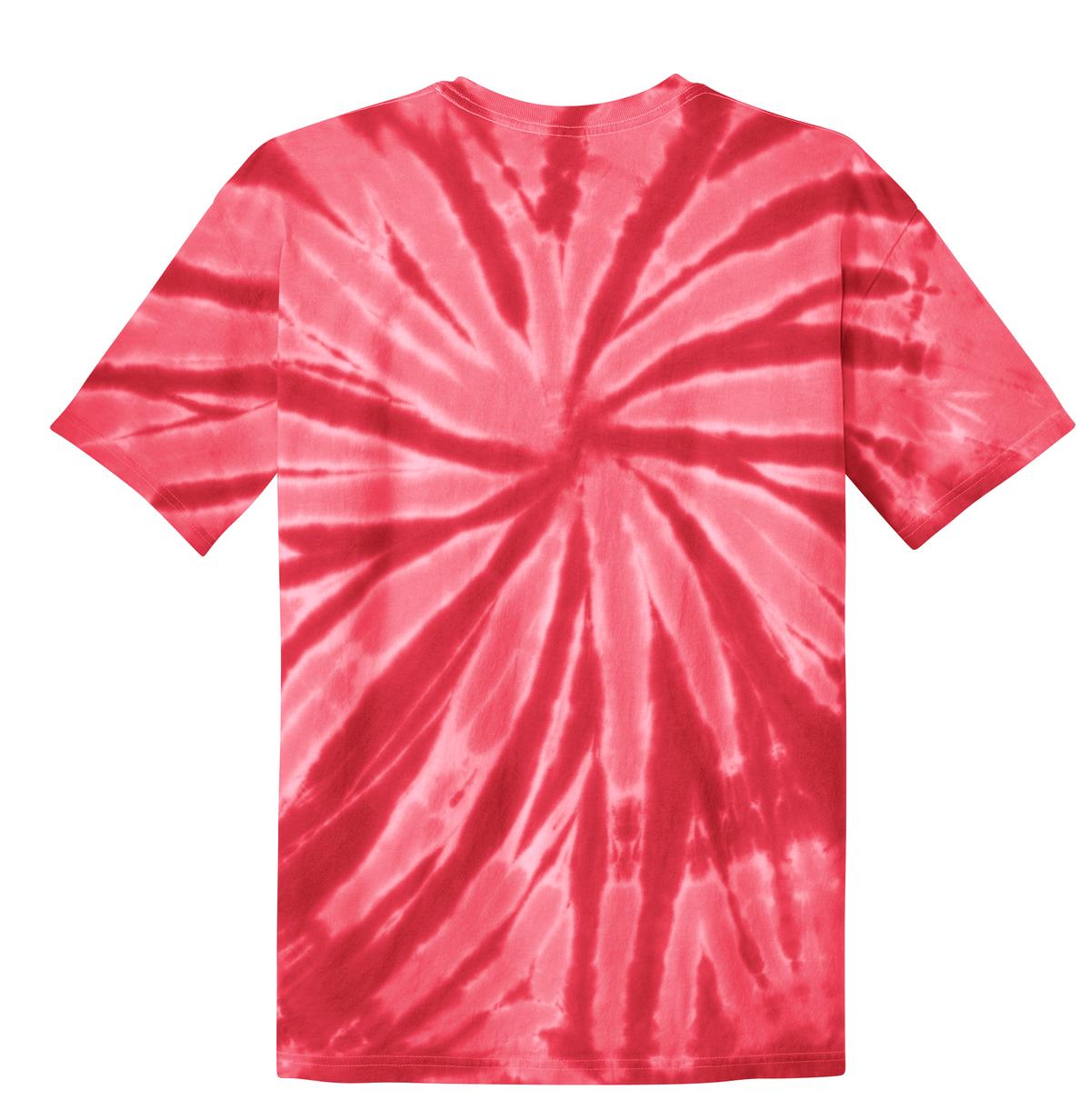 Port & Company Tie-Dye Tee. PC147 Red