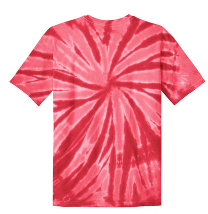Port & Company Tie-Dye Tee. PC147 Red