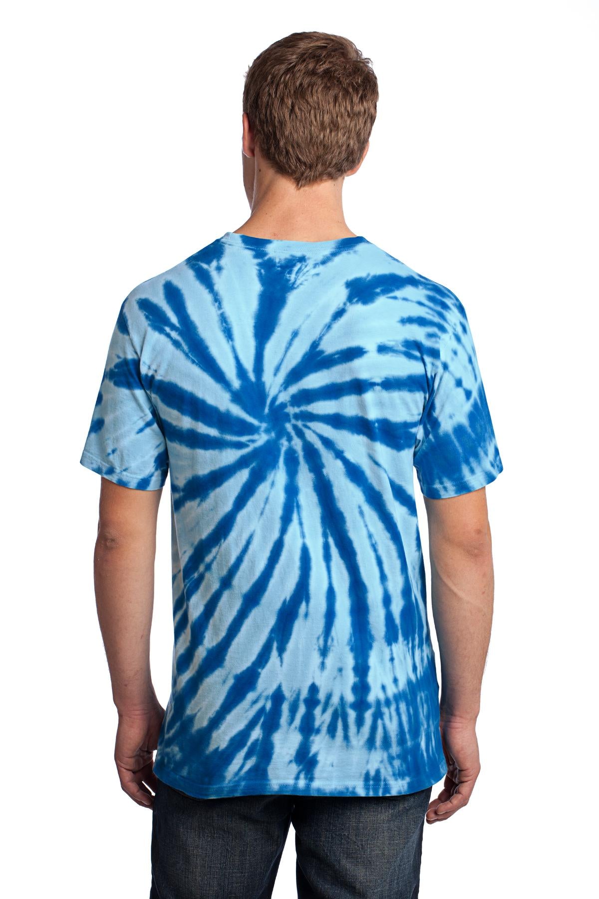 Port & Company Tie-Dye Tee. PC147 Royal