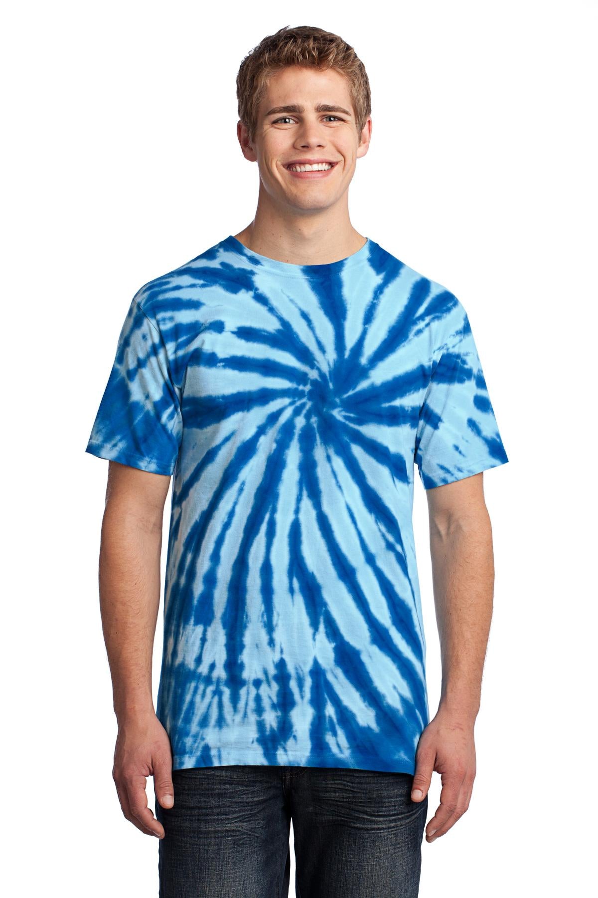 Port & Company Tie-Dye Tee. PC147 Royal