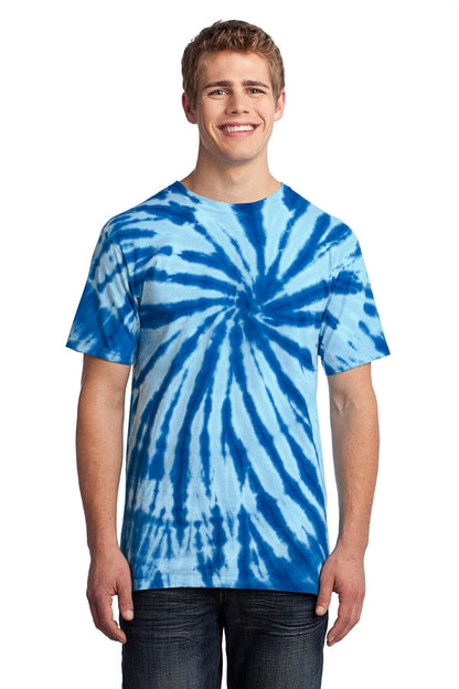 Port & Company Tie-Dye Tee. PC147 Royal
