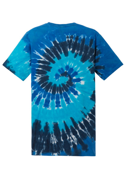Port & Company Tie-Dye Tee. PC147 Ocean Rainbow