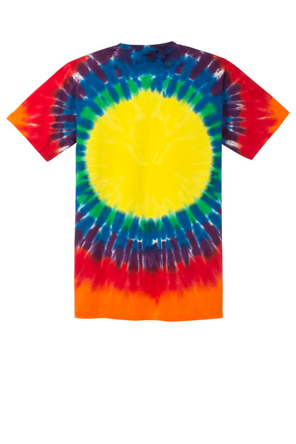 Port & Company -Window Tie-Dye Tee. PC149 Rainbow