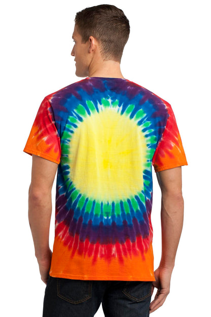 Port & Company -Window Tie-Dye Tee. PC149 Rainbow