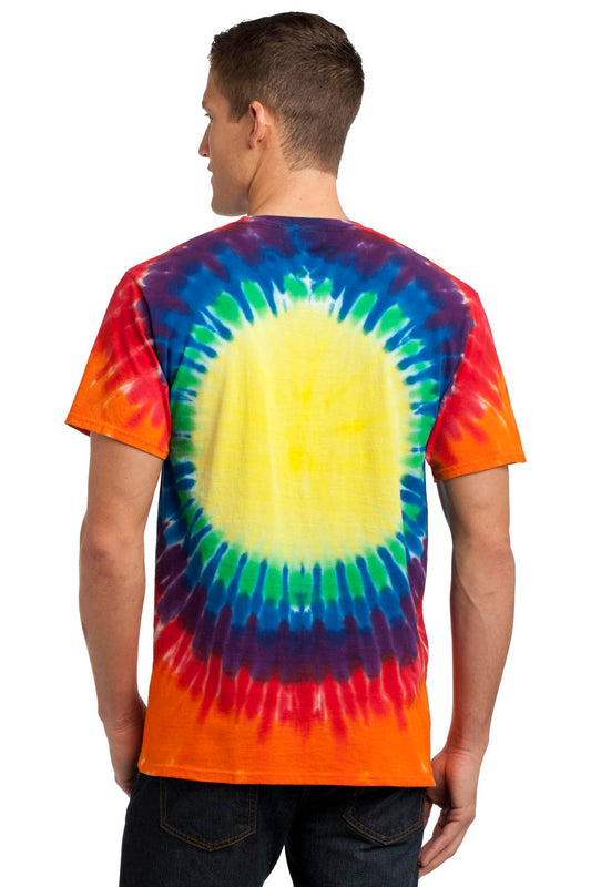 Port & Company -Window Tie-Dye Tee. PC149 Rainbow