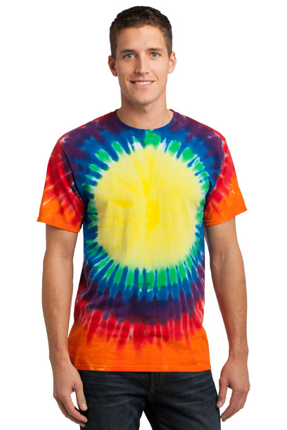 Port & Company -Window Tie-Dye Tee. PC149 Rainbow