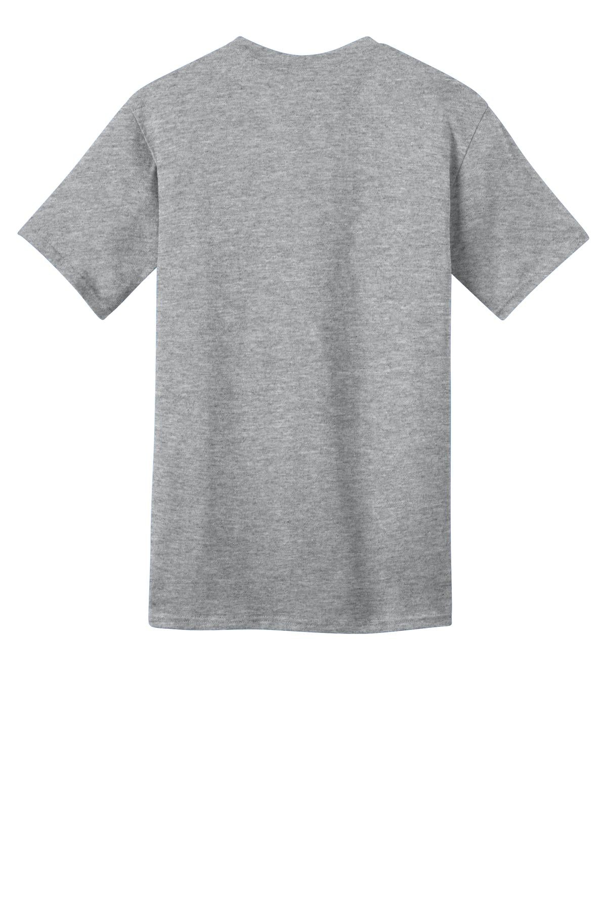 Port & Company Ring Spun Cotton Tee. PC150 Athletic Heather