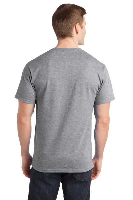Port & Company Ring Spun Cotton Tee. PC150 Athletic Heather