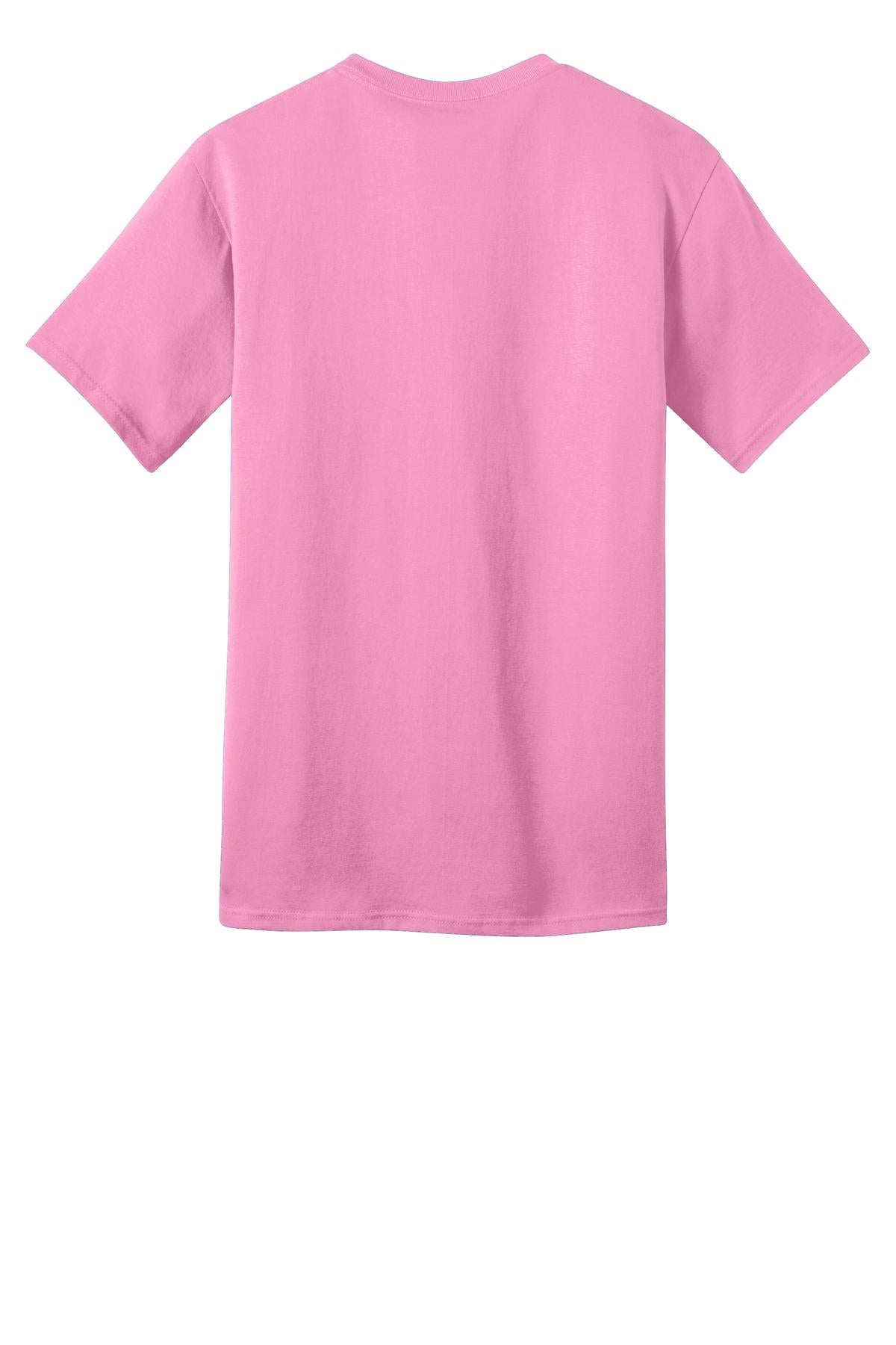 Port & Company Ring Spun Cotton Tee. PC150 Candy Pink