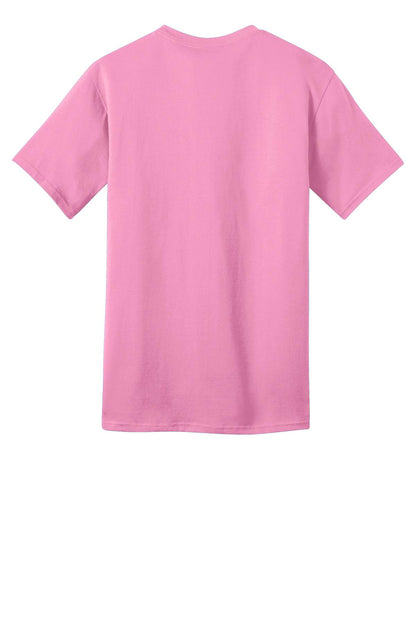 Port & Company Ring Spun Cotton Tee. PC150 Candy Pink