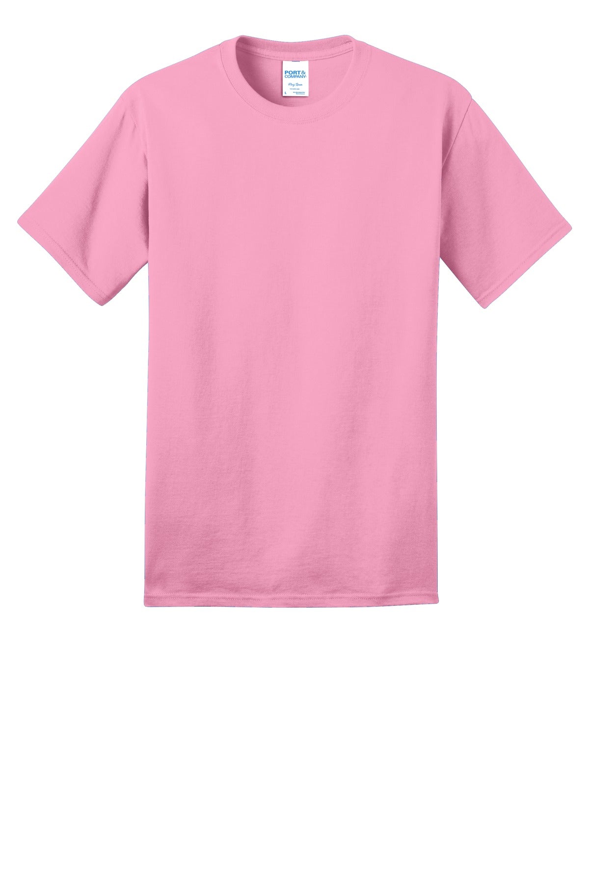 Port & Company Ring Spun Cotton Tee. PC150 Candy Pink