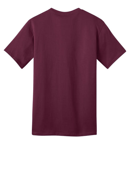 Port & Company Ring Spun Cotton Tee. PC150 Cardinal