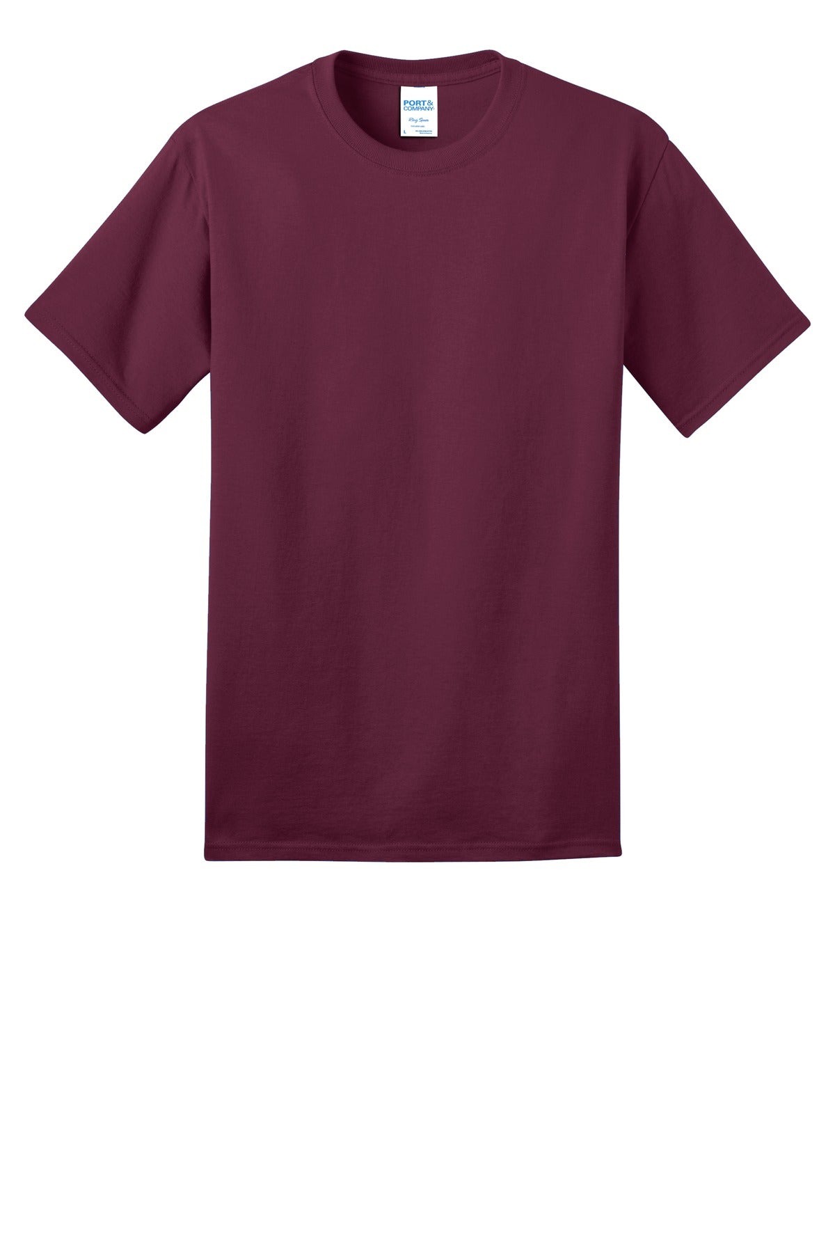 Port & Company Ring Spun Cotton Tee. PC150 Cardinal