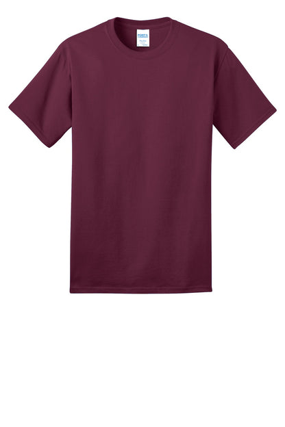Port & Company Ring Spun Cotton Tee. PC150 Cardinal