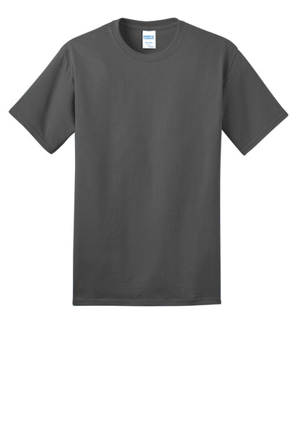 Port & Company Ring Spun Cotton Tee. PC150 Charcoal