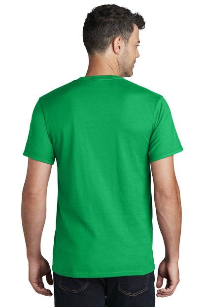 Port & Company Ring Spun Cotton Tee. PC150 Clover Green