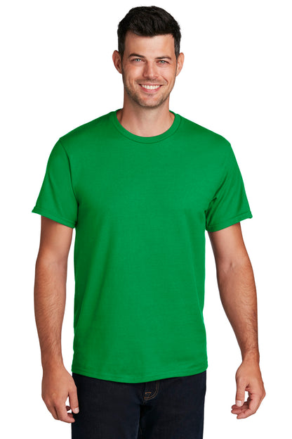 Port & Company Ring Spun Cotton Tee. PC150 Clover Green