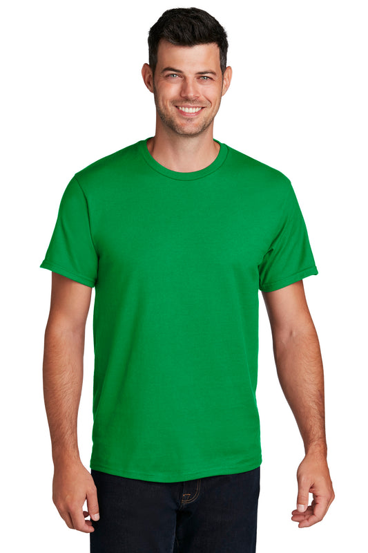 Port & Company Ring Spun Cotton Tee. PC150 Clover Green
