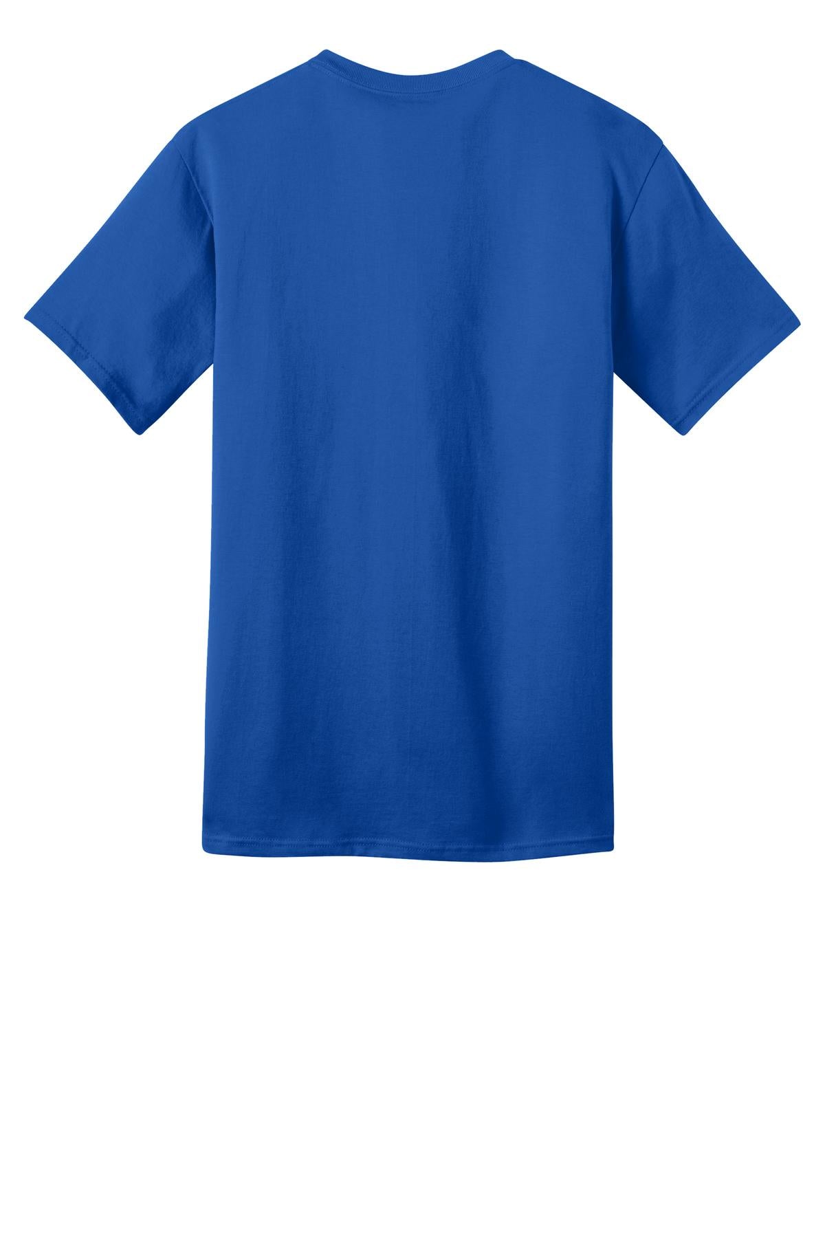 Port & Company Ring Spun Cotton Tee. PC150 Royal