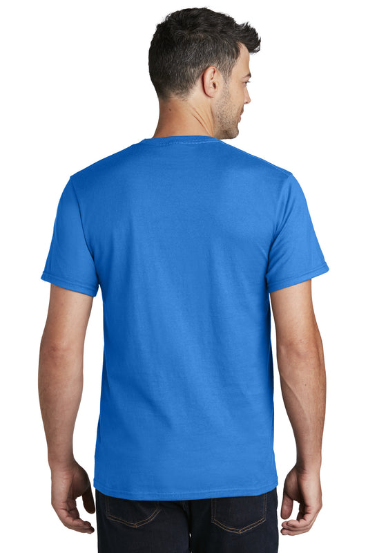 Port & Company Ring Spun Cotton Tee. PC150 Royal