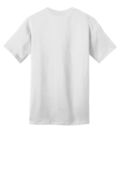 Port & Company Ring Spun Cotton Tee. PC150 White