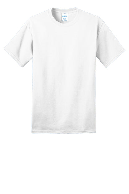 Port & Company Ring Spun Cotton Tee. PC150 White