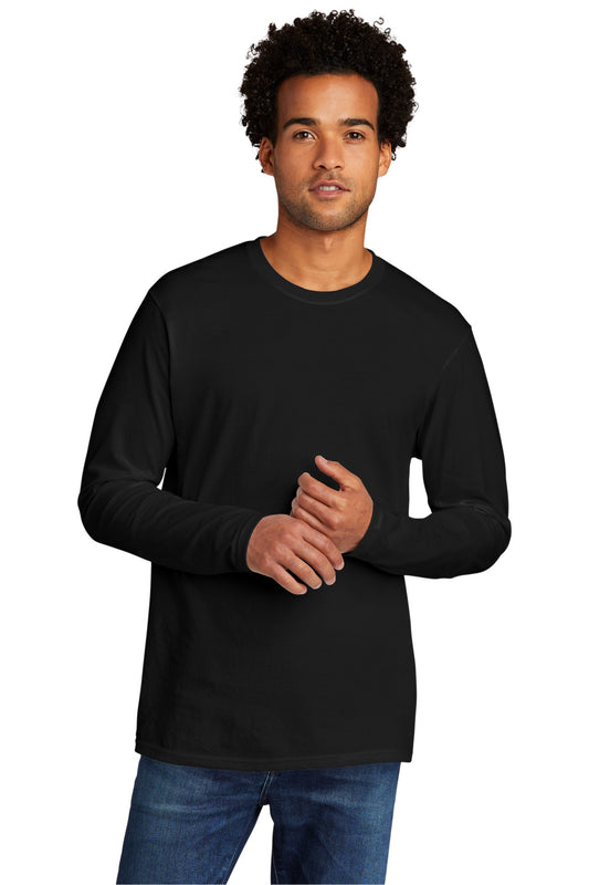 Port & Company Tri-Blend Long Sleeve Tee. PC330LS Black