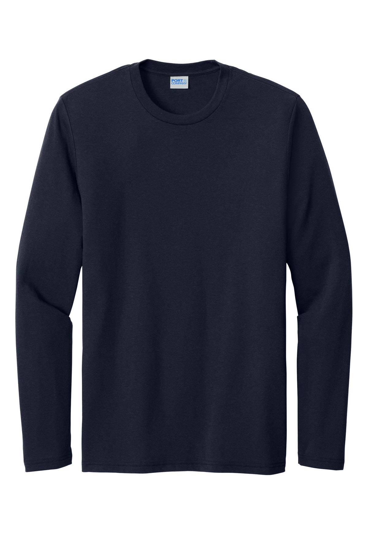 Port & Company Tri-Blend Long Sleeve Tee. PC330LS Deep Navy