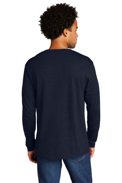 Port & Company Tri-Blend Long Sleeve Tee. PC330LS Deep Navy