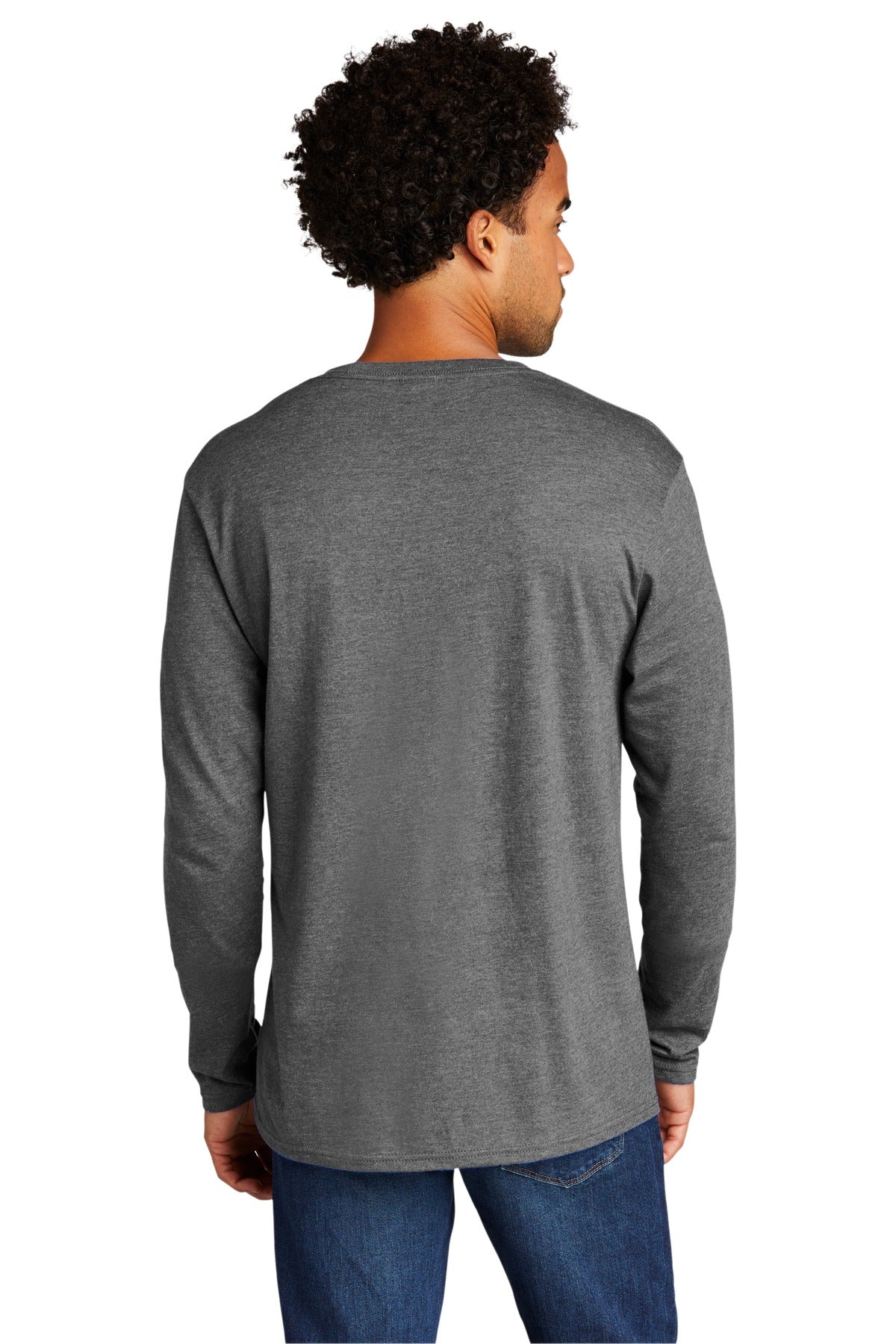 Port & Company Tri-Blend Long Sleeve Tee. PC330LS Graphite Heather