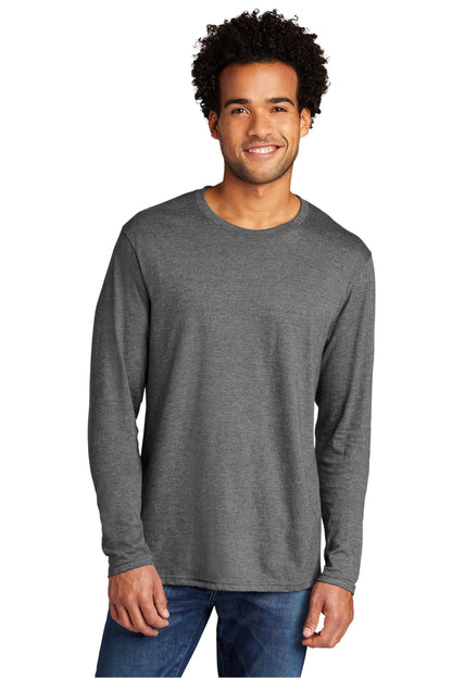 Port & Company Tri-Blend Long Sleeve Tee. PC330LS Graphite Heather