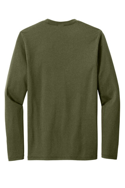 Port & Company Tri-Blend Long Sleeve Tee. PC330LS Military Green Heather