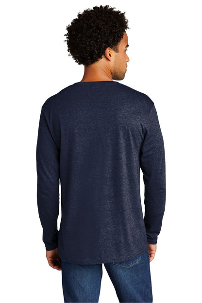 Port & Company Tri-Blend Long Sleeve Tee. PC330LS Team Navy Heather