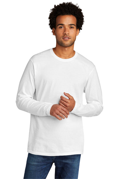 Port & Company Tri-Blend Long Sleeve Tee. PC330LS White