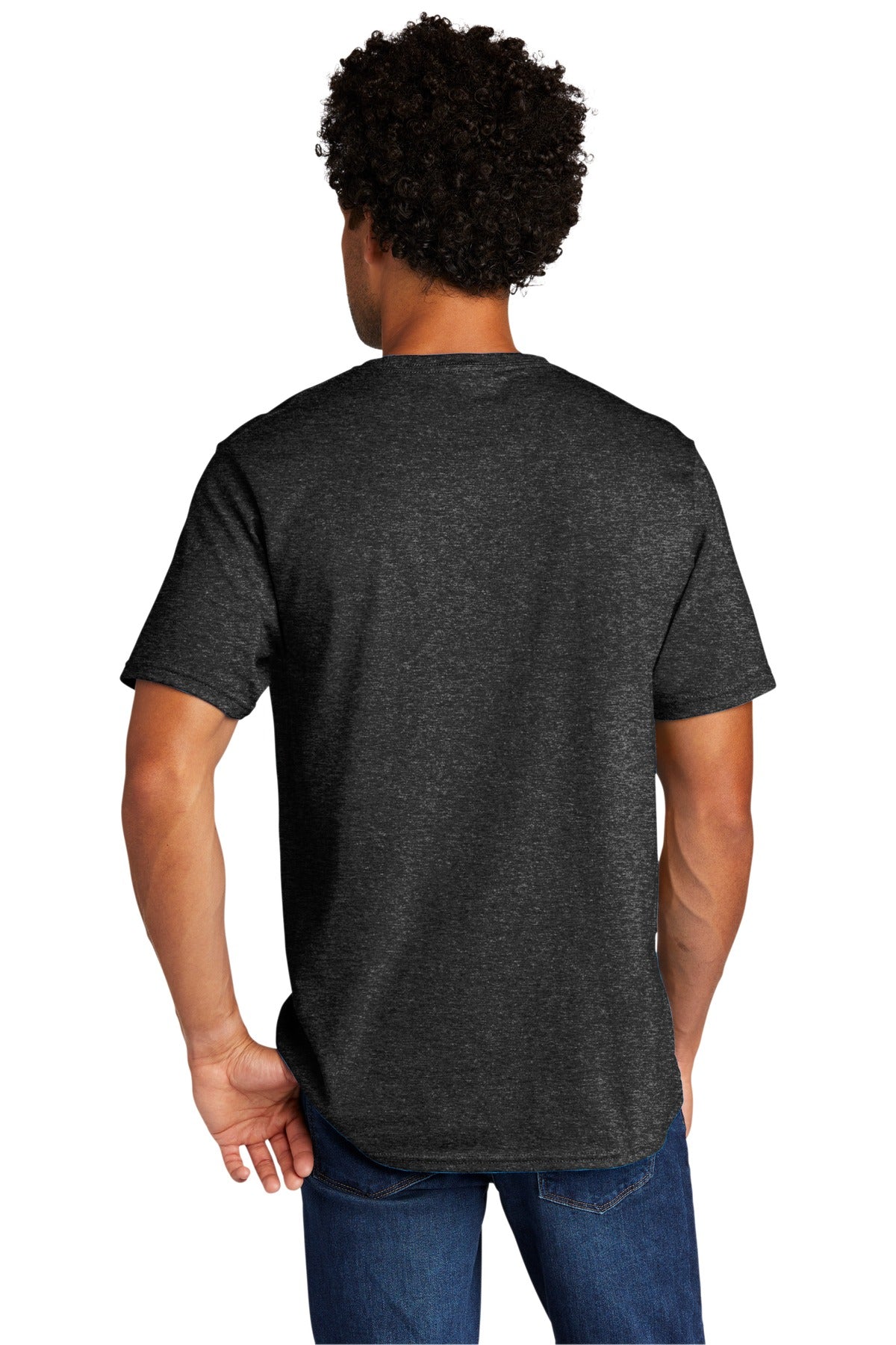 Port & Company Tri-Blend Tee. PC330 Black Heather