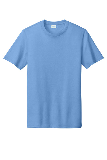 Port & Company Tri-Blend Tee. PC330 Carolina Blue Heather