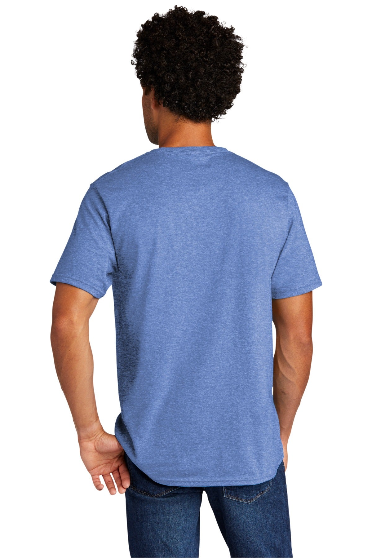 Port & Company Tri-Blend Tee. PC330 Carolina Blue Heather